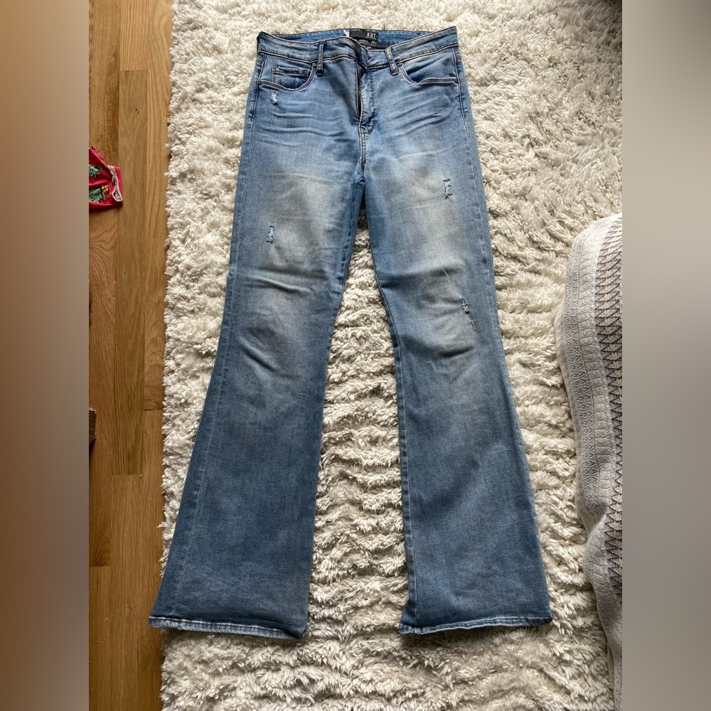 Kut from the Kloth Flare High Waisted Fab Ab Jeans
